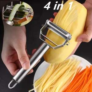 Stainless Steel Vegetable Peeler Julienne Slicer Potato Carrot Shredder Cutter